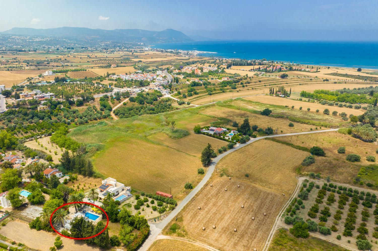 Villa Anemone Polis Buitenkant foto